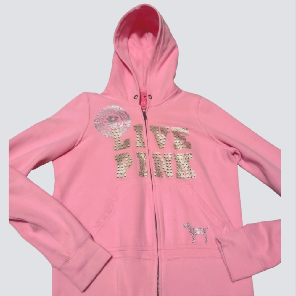 Pink hoodie